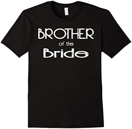 Mens Brother Of The Bride T-shirt Wedding Party Gift Tshirts XL Black