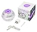 Air Humidifier for Home, Room, Office, Bedroom, Travel, Desk, Table, Nightstand | Mini Portable Personal Diffuser with Lavender Night Light by JZK with Auto Shut-Off, USB Cable, Adapter, Filter