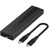 Sabrent Boîtier USB 3.2 Type-C pour SSD M.2 PCIe NVMe et SATA – Montage sans Outils (EC-SNVE)
