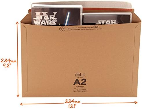 150 x A4 Size Amazon Style Mailers Books DVD's Etc 334x234mm