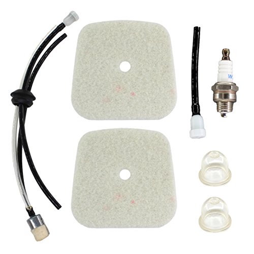 USPEEDA Air Fuel Filter for C1U-K54A Echo Mantis Tiller 7222 7222E 7222M 7225 7230 7240 7920 Tiller SV-5C/2 TC-210i TC-2100 TC-210 LHD-1700 HC-1500