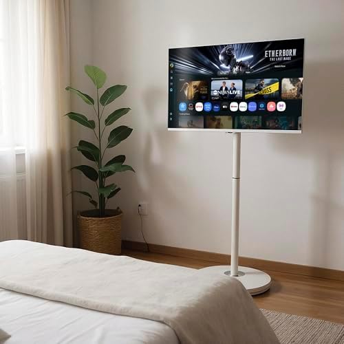 Bundle LS32DM703UUXEN Monitor + Soporte para Monitor 24-48 Pulgadas Altura Regulable + Cable de Alimentación Enchufe Tipo F de 5M Blanco