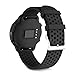 ANCOOL Compatible with Vivoactive 3 Band 20mm Soft Silicone Band Sport Strap Replacement for Galaxy Active 2/Galaxy Watch 3 41mm/Galaxy Watch 4 40mm 44mm Smartwatches (Large,Black)