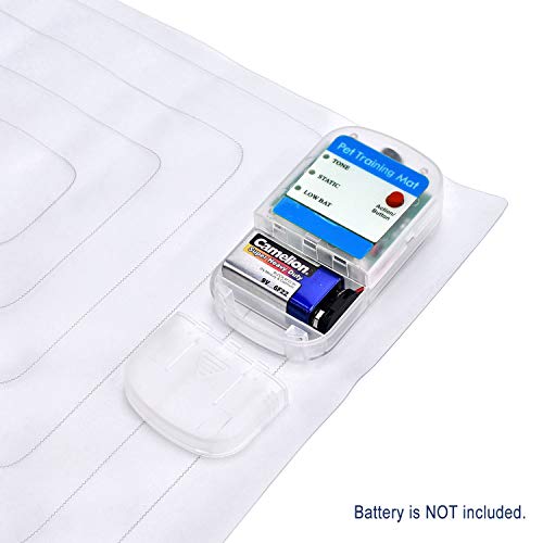 HopCentury Upgraded Electronic Pet Training Deterrent Scat Shock Mat