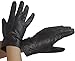 Debra Weitzner Leather Gloves Thinsulate Lined Warm Winter Gloves for Women Touchscreen Black Cold Weather