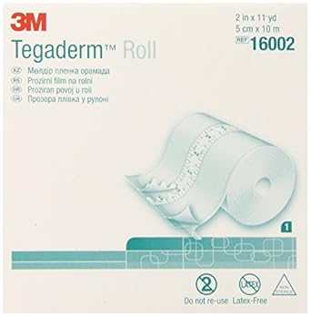 3m tegaderm transparent film roll 16002
