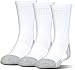 Under Armour Boys' HeatGear Crew Socks (3 Pack)