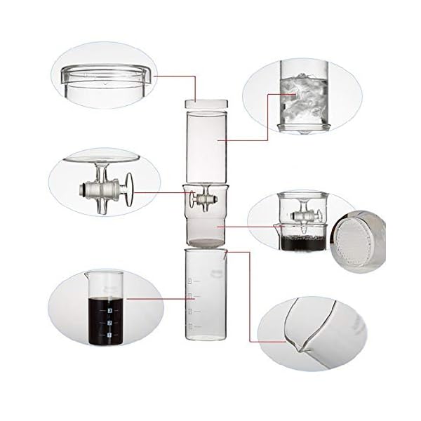 BaoYPP Ice Drip Kaffeemaschine Glas-Kaffee-EIS-Tropf-Topf Eisbrau-Kaffeemaschine Haushalt Eisbrau-Kaffeemaschine… – Bild 5