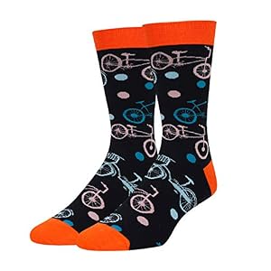 HAPPYPOP Men’s 4 Pack Food Casual Socks, Novelty Fruit Socks with Gift Box
