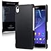 Sony Xperia Z2 Case, Terrapin [Extra Slim Fit] Hybrid Rubberized [Black] Protective Hard Case for Sony Xperia Z2 - Black