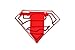 SUPERHERO COOKIE CUTTER SUPERMAN plastic mold for baking shortbread and biscuit dough pastry stamp cupcake Topper Fondant Cutter