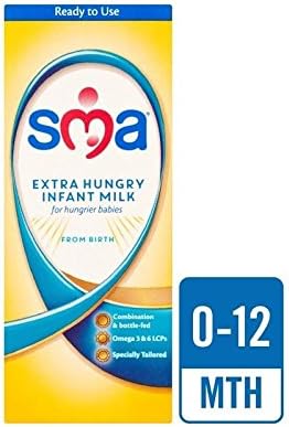 SMA Extra Hungry Infant Milk Liquid 200ml - Pack of 2