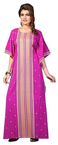 TrendyFashionMall Purple Printed Traditional Style Kaftan KFTS0152 4XL (50)
