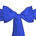 LinenTablecloth Satin Sash (10-Piece) Royal Blue