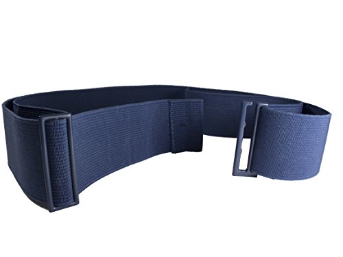 Gelante Lady Invisible Belt - Web Canvas Elastic Adjustable Skinny No Show Belt-2051-Navy (0-14)