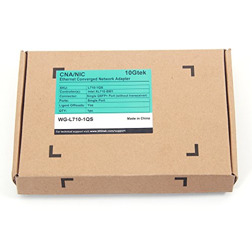 10Gtek for XL710-QDA1, 40GbE Converged Network Adapter (NIC), Single QSFP+ Port