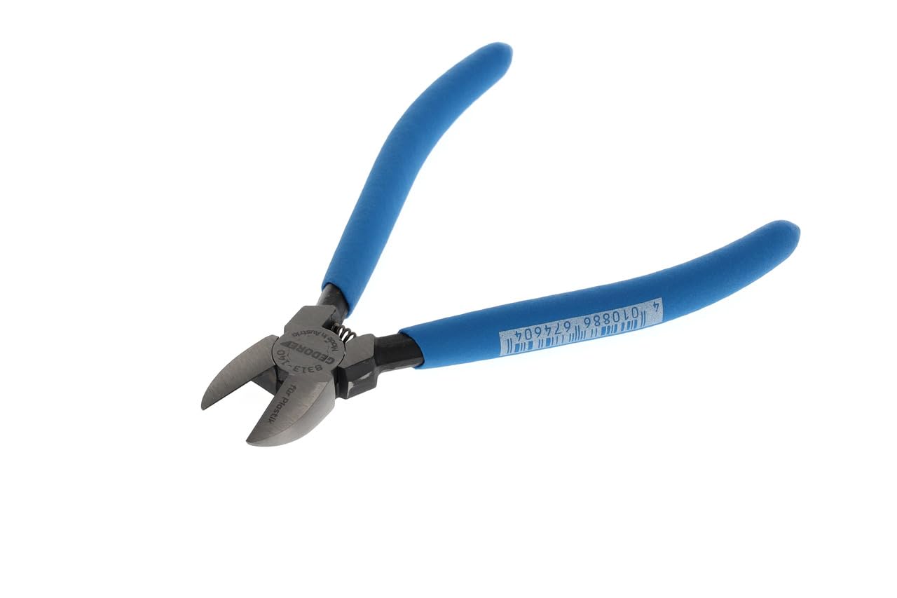 GEDORE Side cutter for plastic, Self-opening, 125 mm long, Non-slip grips, 8313-125 TL