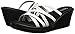 Skechers Cali Women's Rumblers-Social Butterfly Wedge Sandal,White,7 M US