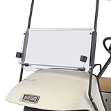 Fat Cat Golf - Fits EZGO TXT 1995-2013 Clear Fold Down Impact Resistant Windshield for EZGO TXT Golf Carts - Windshield Will Arrive with Protective Film on All Sides.