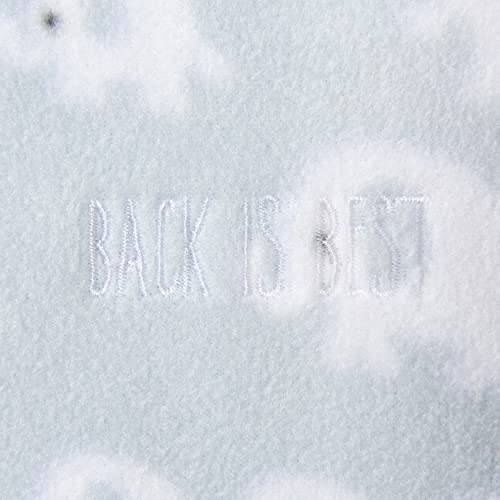 HALO SleepSack, MicroFleece Wearable Blanket, Swaddle Transition Sleeping Bag, TOG 1.0, Blue