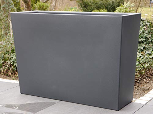 Eastwest-Trading GmbH Raumteiler STILO L100x B35x H70cm aus Kunststoff mit Einsatz, anthrazit, Sichtschutz, Trennelement… – Bild 3