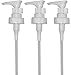 White Dispenser Pumps for Soap and Lotion, 28/400, 1CC (Pack of 3)