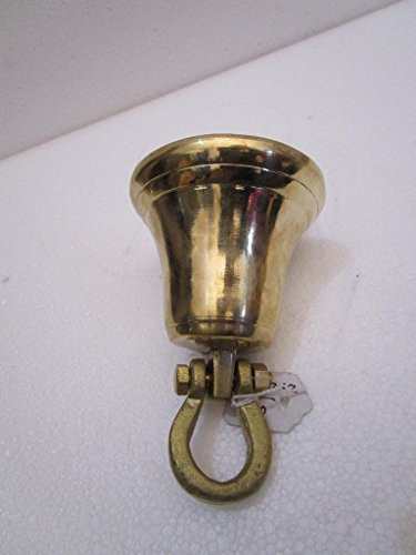 Brass BELL - Brass Made - 1 Kilo - Great Sounding - ship/Boat/Church (5162)