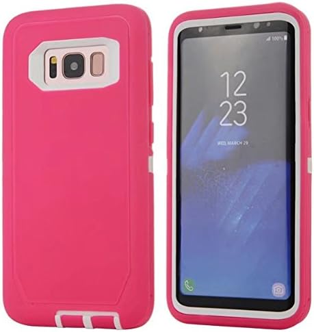 OTTER MK for Galaxy S8 Plus Case, 3 Layers Multi-color Heavy Duty Defender Hybrid TPU + PC Bumper Shockproof Protective Cover for Samsung Galaxy S8 Plus