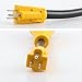 Epicord RV Adaptors 15A Male To 30A Twist Lock, 12