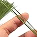 Juvale 200 Pieces 19 Gauge Dark Green Floral Stem Wire for DIY Crafts - Paper Wrapped Wire for Artificial Flower Arrangements - 16 in Flower Stems