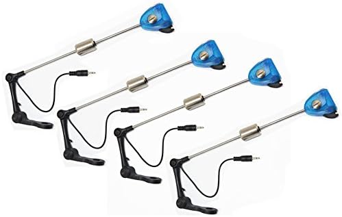 Hirisi Tackle 4 x Fishing Swinger Illuminated Bite Indicator for Carp Fishing