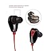 TROND Bluetooth V4.1 Wireless Sports Headphones Sweatproof Running Gym Stereo Earbuds Headset Built-in Mic/APT-X for iPhone 5s 6 6s plus Galaxy S6 S5 and Android Phones - Red