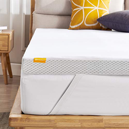 Smile Back 3 Inch Firm Mattress Topper Twin, Egg Crate Mattress Topper