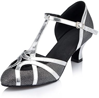 Meijili Womens Professional Dancing Shoes Ballroom Dance Shoes Ladies Latin Dance Shoes Wedding Evening Party Shoes Sandals