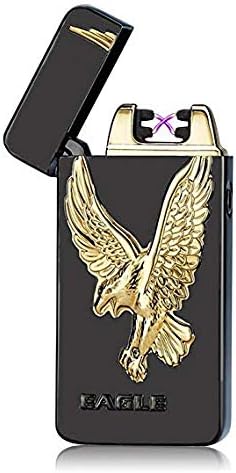 USB Lighter Windproof Flameless Lighter Double Arc Electronic Lighter, USB Rechargeable Cigarette Lighter