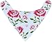 Baby Bandana Drool Bibs By Daulia, Girls 7-Pack Absorbent Organic Cotton, Cute Baby Gift for Girls