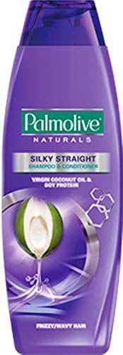 Palmolive Naturals Silky Straight Shampoo & Conditioner Frizzy/Wavy Hair 180ml by Palmolive Naturals