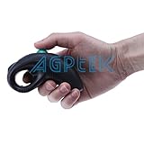 AGPtek ワイヤレス指ハンドヘルド充電式 USB 2.0トラックボールマウス 3D光学式 MacBook / PC + 適用