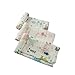 QXJ Muslin Nursery Swaddle Blankets - Soft & Silky Bamboo Muslin Receiving Blanket for Baby,Toddler,Infant,3 Pack Large 47x43 Inches