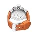 TW Steel Unisex Canteen Orange Silicone Strap Watch 45mm TW530