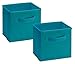 Closetmaid 1538 Cubeicals Mini Fabric Drawers, Ocean Blue, 2 Pack