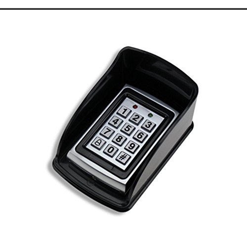 10 RFID Keychains + Waterproof Rain Cover + Rfid Metal Keypad Supports 1000 Users Wiegand-26 Interface (Input / Output)