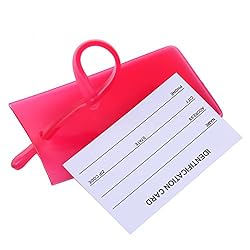 8 Packs Colorful Flexible Travel Luggage Tags for