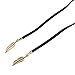 SUNSCSC Punk Gothic Stretch Tattoo Choker Elastic Tassel Leaves Pendant Long Black Velvet Chain Necklaces