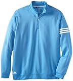 adidas Golf Men's Climalite Long Sleeve/Layering 3-Stripe Pullover