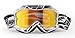 NENKI Youth Motocross MX ATV Goggles For Motorcycle Dirt Bike Offroad Ski Snowboard with Anti Fog and 100% UV Protection Lens NK-1018 (Techline White)