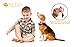 Pet Elite No Bark Dog Collar, Anti Bark Collar - Humane, Shock Free Pet Safe Training Control - 7 Sensitivity Adjustable Levels for Medium Large or Small Dogs 15-120 Pound Dogs (Battery Included)