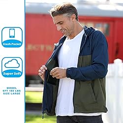 Global Blank Men's Windbreaker Jacket Lightweight