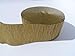 2 Rolls ELEGANT GOLD CREPE PAPER STREAMERS, 140 Feet Total, Made in USA primary