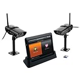Uniden Guardian G755 Advanced Wireless 7-Inch Screen Video Surveillance System with 2 Outdoor Cameras (Black)